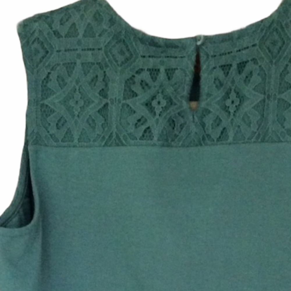 ❌ SALE  ❌ 💚 Talbots Dressy Sleeveless Lace Blouse - Picture 4 of 7